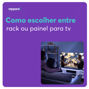 Como escolher entre rack ou painel para tv na decoração
