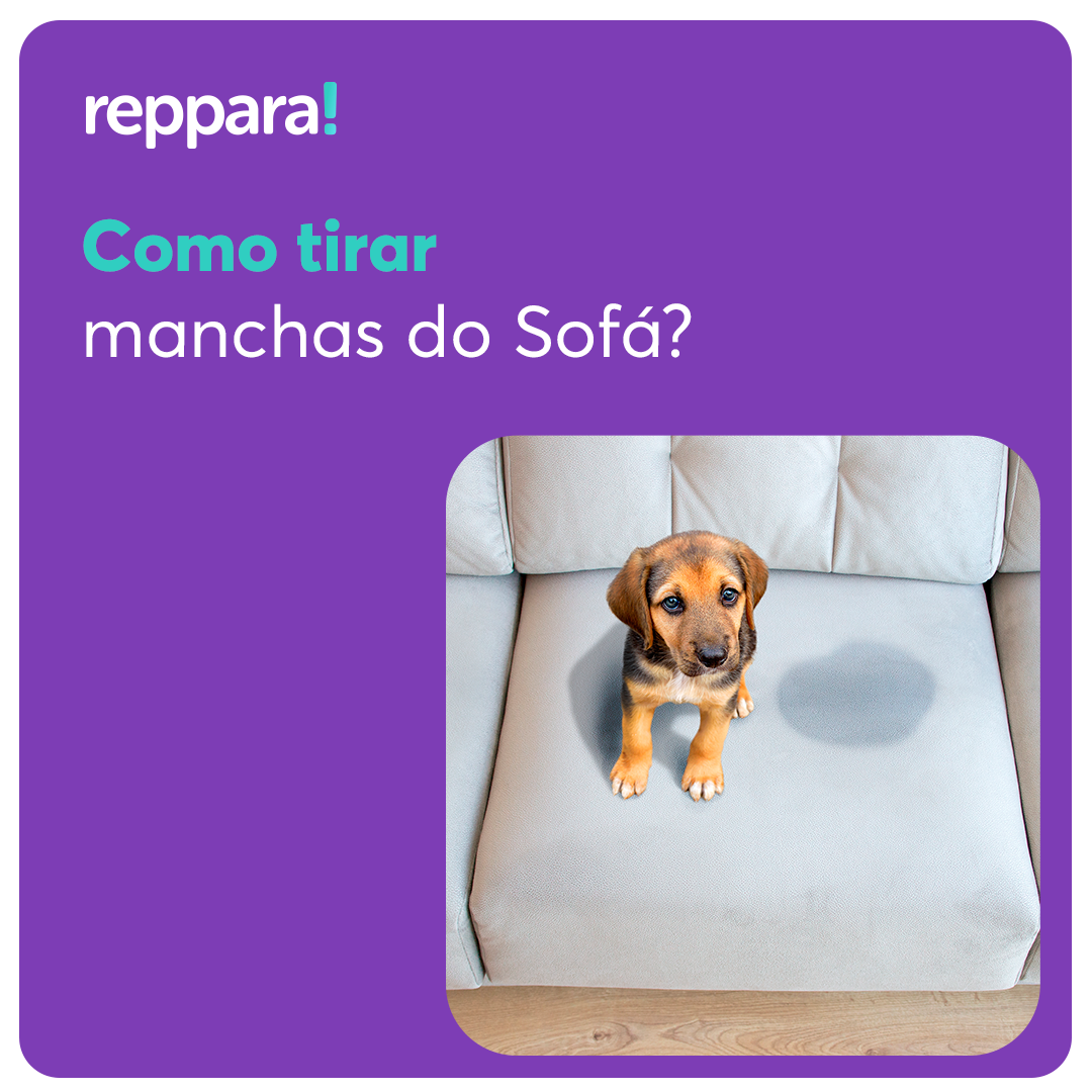 Como tirar manchas do sofá? - Reppara